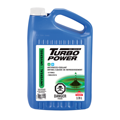 Turbo Power 16-424 50/50 Pre-Diluted Antifreeze/Coolant, Universal - 3.78 L