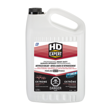 HD Expert 16-534 50/50 Pre-Diluted Extended Life Heavy Duty Antifreeze/Coolant, Extreme, 3.78L