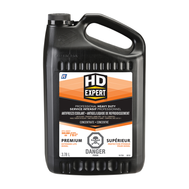 HD Expert 16-734 Concentrate Extended Life Heavy Duty Antifreeze/Coolant, Premium, 3.78L