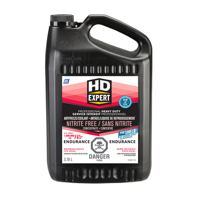 HD Expert 16-924R Concentrate Maximum Service Life Heavy Duty Antifreeze/Coolant, 3.78L