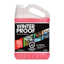 Load image into Gallery viewer, WinterProof 35-364WP All Purpose Water System Antifreeze with BurstGuard Guarantee -50°C, 3.78L