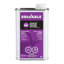 Load image into Gallery viewer, Solvable 53-261 Acetone, 946 ml