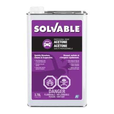 Solvable 53-264 Acetone, 3.78 L