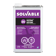 Load image into Gallery viewer, Solvable 53-264 Acetone, 3.78 L