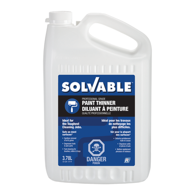 Solvable 53-324 Paint Thinner, 3.78L