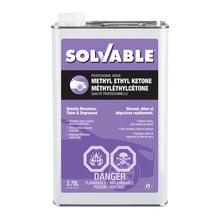 Load image into Gallery viewer, Solvable 53-364 Methy Ethyl Ketone (MEK), 3.78 L