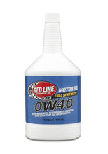 Load image into Gallery viewer, REDLINE OIL 11104 0W40 Motor Oil 1qt