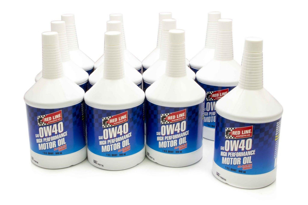 REDLINE OIL 11124 0w40 Motor Oil Case 12 x 1qt