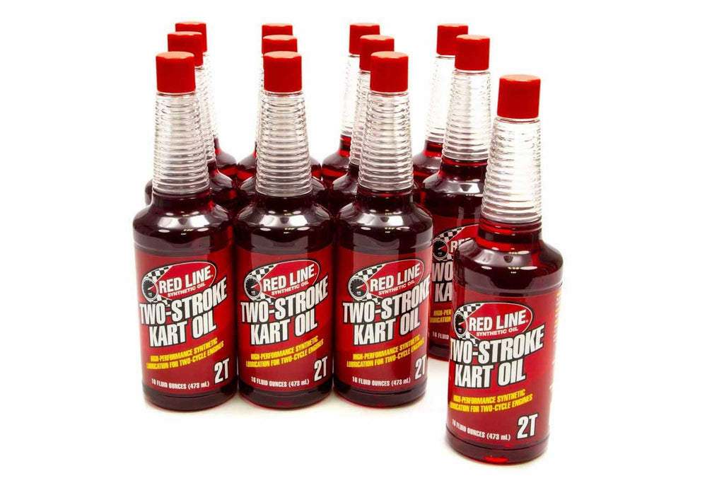 REDLINE OIL 40423 2 Cycle Kart Oil Case 12x16 Oz. Bottles