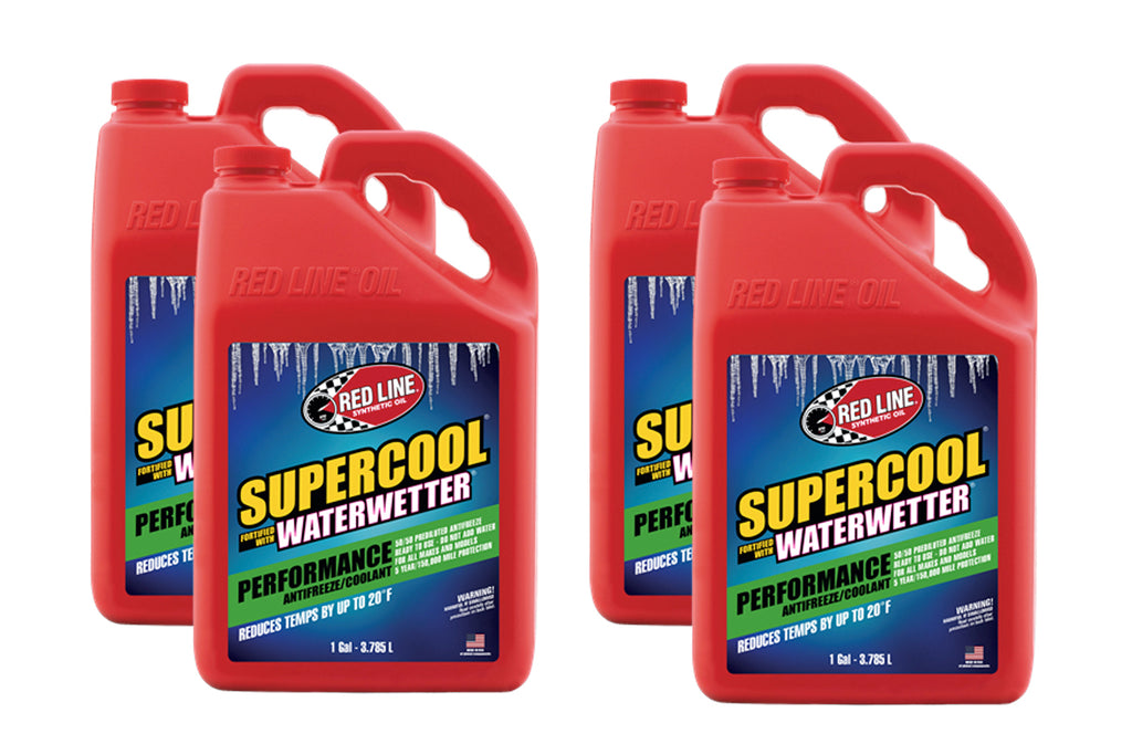 REDLINE OIL 81255 Supercool Performance Coolant Case 4x1 Gallon