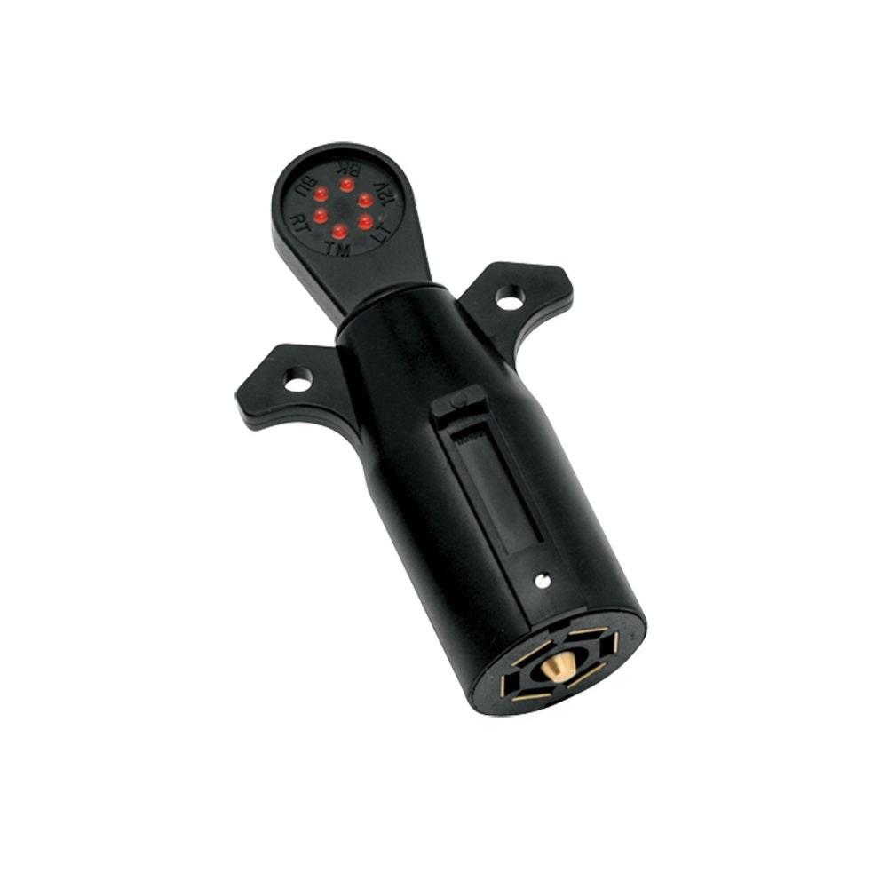 REESE 20117 7-Way Flat Pin Car End T ester w/LED Display