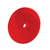 REESE 70-71-170 Round 2-3/16in Red Refle ctor w/Center Mounting H