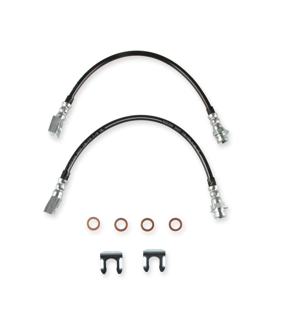 REKUDO RK402-1 Stainless Steel Brake Hose Kit Front