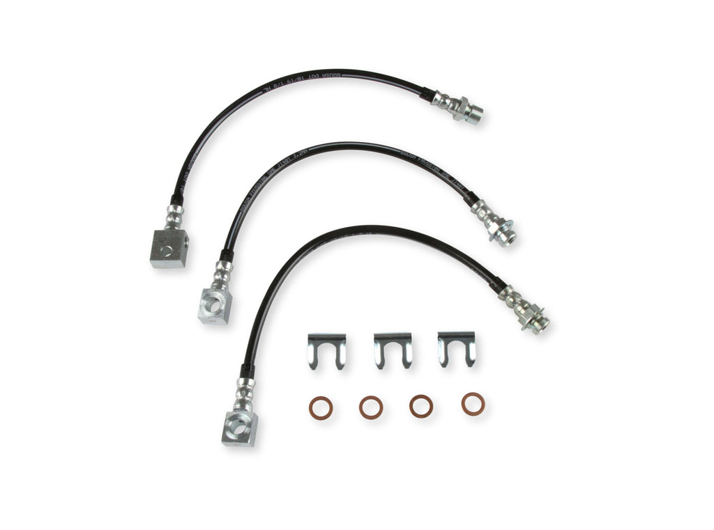 REKUDO RK402-2 Stainless Steel Brake Hose Kit Rear