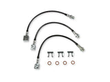 REKUDO RK402-2 Stainless Steel Brake Hose Kit Rear