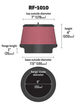 Load image into Gallery viewer, K&amp;N RF-1010 SPECIAL ORDER Univ Clamp-On Fltr