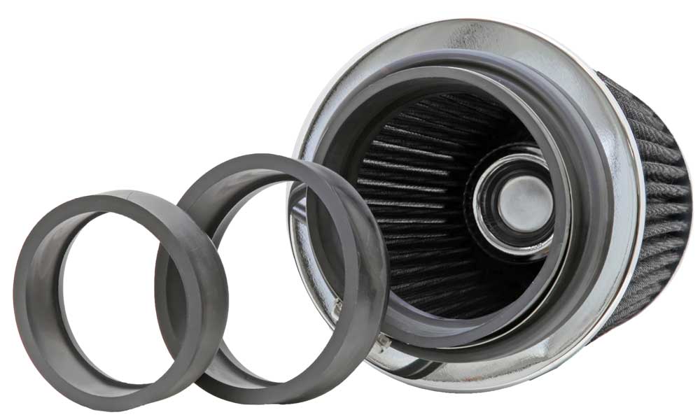 K&N RG-1001WT Universal Clamp-On Air Filter