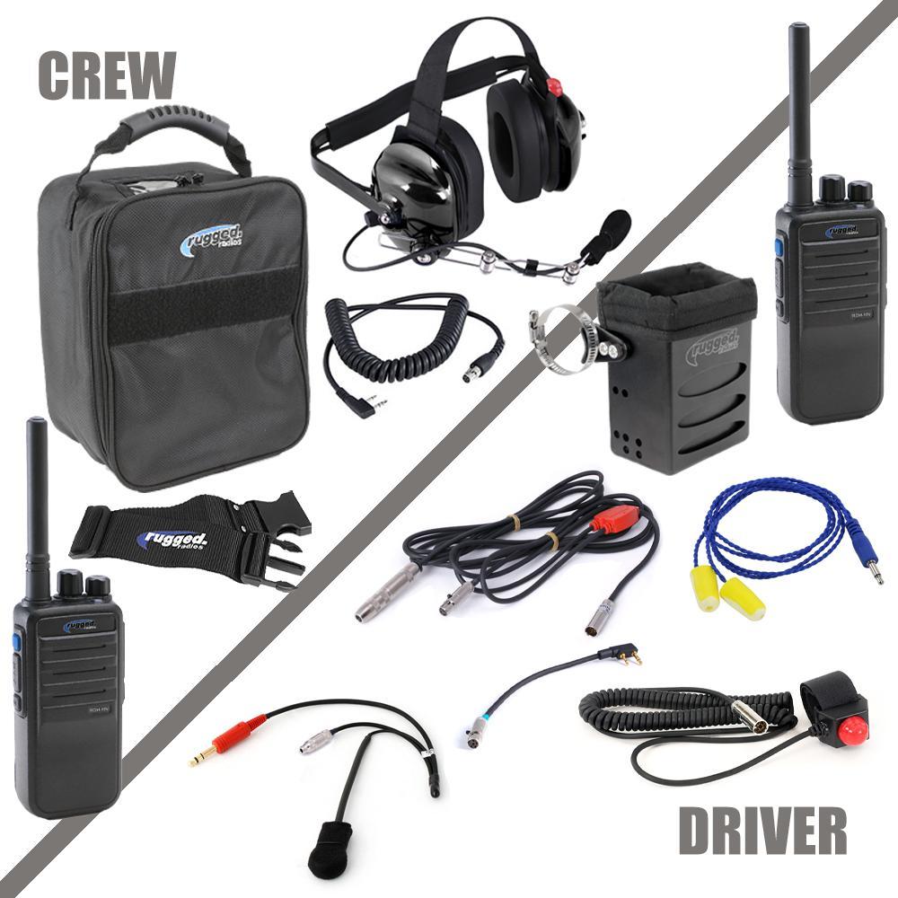 RUGGED RADIOS NASCAR-RDH-U Radio System Complete Team NASCAR 3C Digital