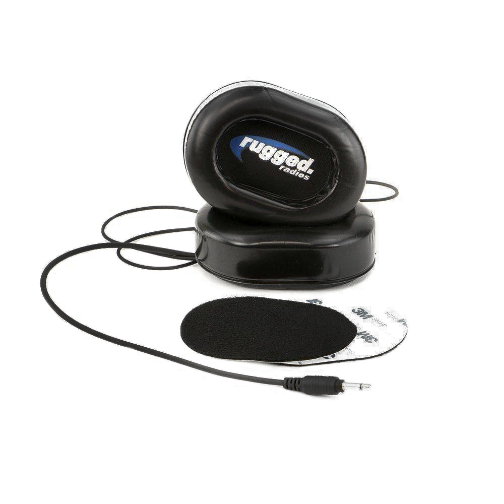 RUGGED RADIOS PRO-POD Speaker Kit Helmet Ear Cups 3.5mm Cord