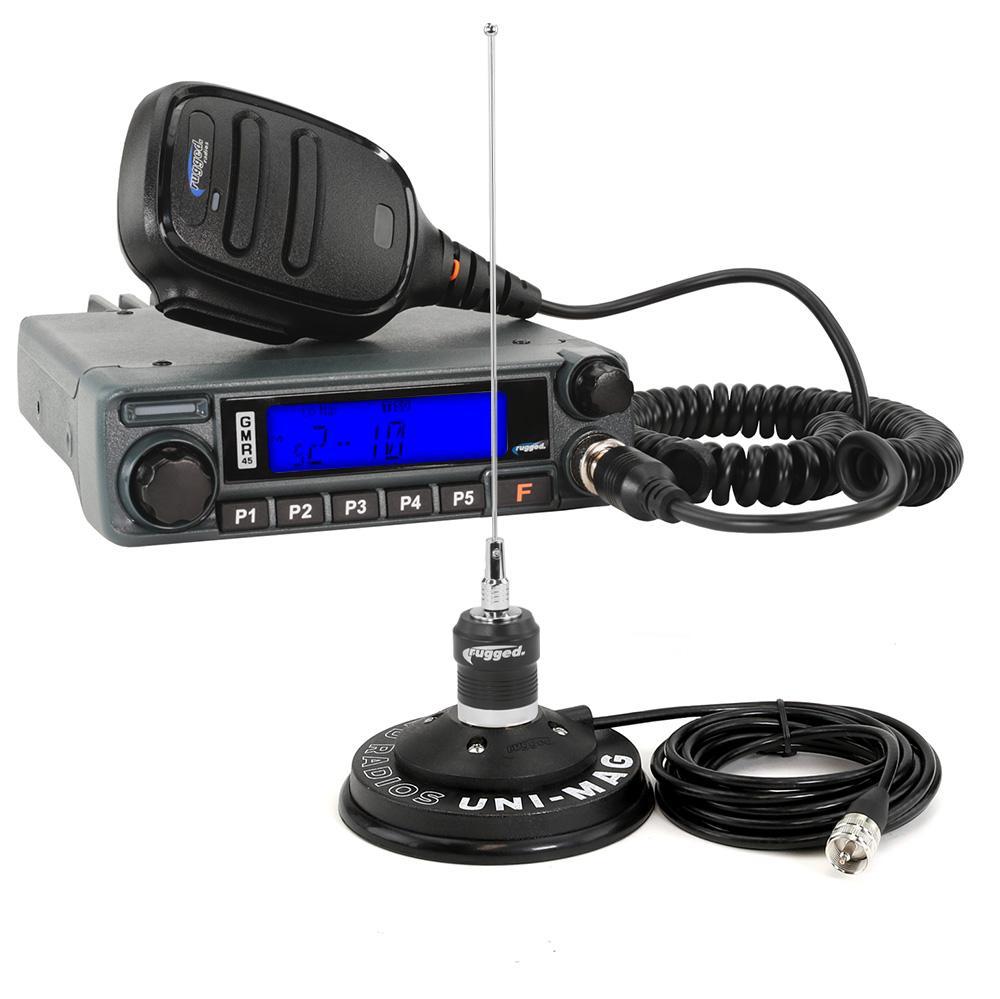 RUGGED RADIOS RK-GMR45 Radio Kit GMRS 45 Watt w / Antenna
