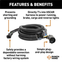 Load image into Gallery viewer, Ranch Hand RHE-10003 Headache Rack Wiring Harness for Select Chevrolet Silverado 1500, Chevrolet Silverado LD, Dodge Ram 1500, Dodge Ram 2500, Dodge Ram 3500, Ford F-150, Ford F-250 Super Duty, Ford F-350 Super Duty, Ford F-450 Super Duty, GMC Sierra
