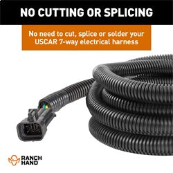Ranch Hand RHE-10003 Headache Rack Wiring Harness for Select Chevrolet Silverado 1500, Chevrolet Silverado LD, Dodge Ram 1500, Dodge Ram 2500, Dodge Ram 3500, Ford F-150, Ford F-250 Super Duty, Ford F-350 Super Duty, Ford F-450 Super Duty, GMC Sierra