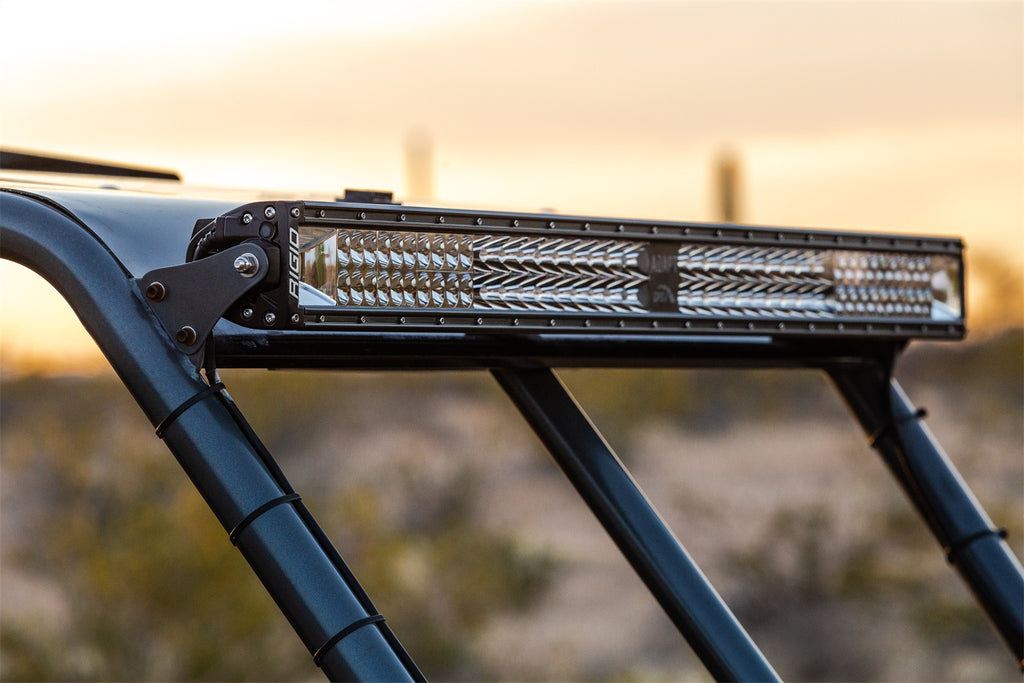 Rigid Industries 41634 2017 CAN-AM MAVERICK X3 ROOF MOUNT FITS ANY 2 D-SERIES/D-SS/IGNITE OR SR-M for Select Can-Am Maverick R, Can-Am Maverick R Max X, Can-Am Maverick R Max X RC, Can-Am Maverick R Max X RS, Can-Am Maverick R X, Can-Am Maverick R X RC,