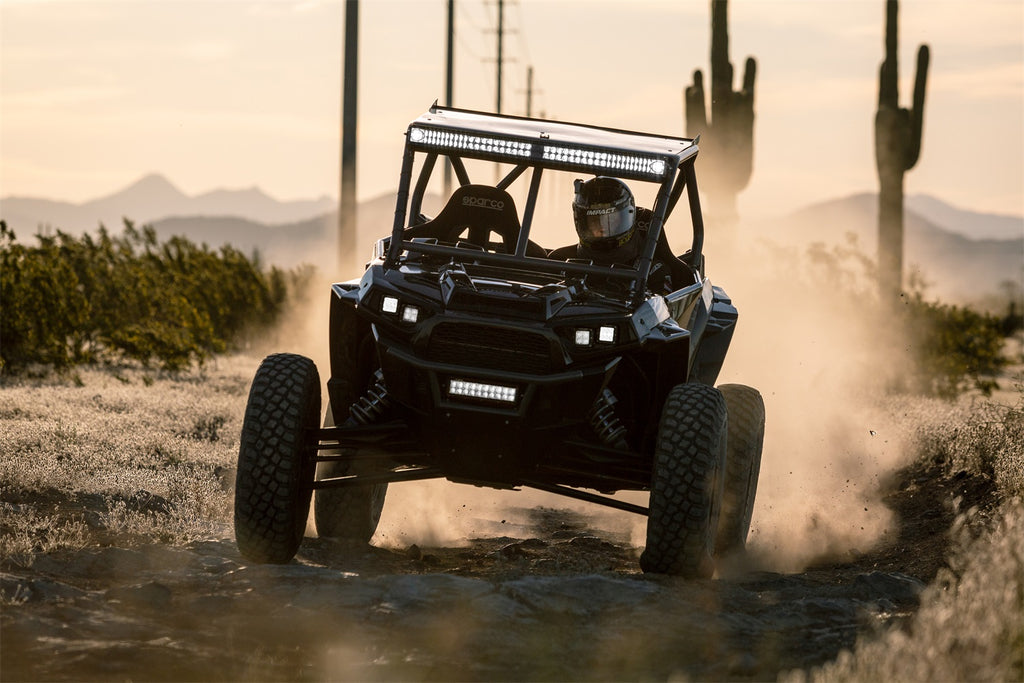 Rigid Industries 41634 2017 CAN-AM MAVERICK X3 ROOF MOUNT FITS ANY 2 D-SERIES/D-SS/IGNITE OR SR-M for Select Can-Am Maverick R, Can-Am Maverick R Max X, Can-Am Maverick R Max X RC, Can-Am Maverick R Max X RS, Can-Am Maverick R X, Can-Am Maverick R X RC,