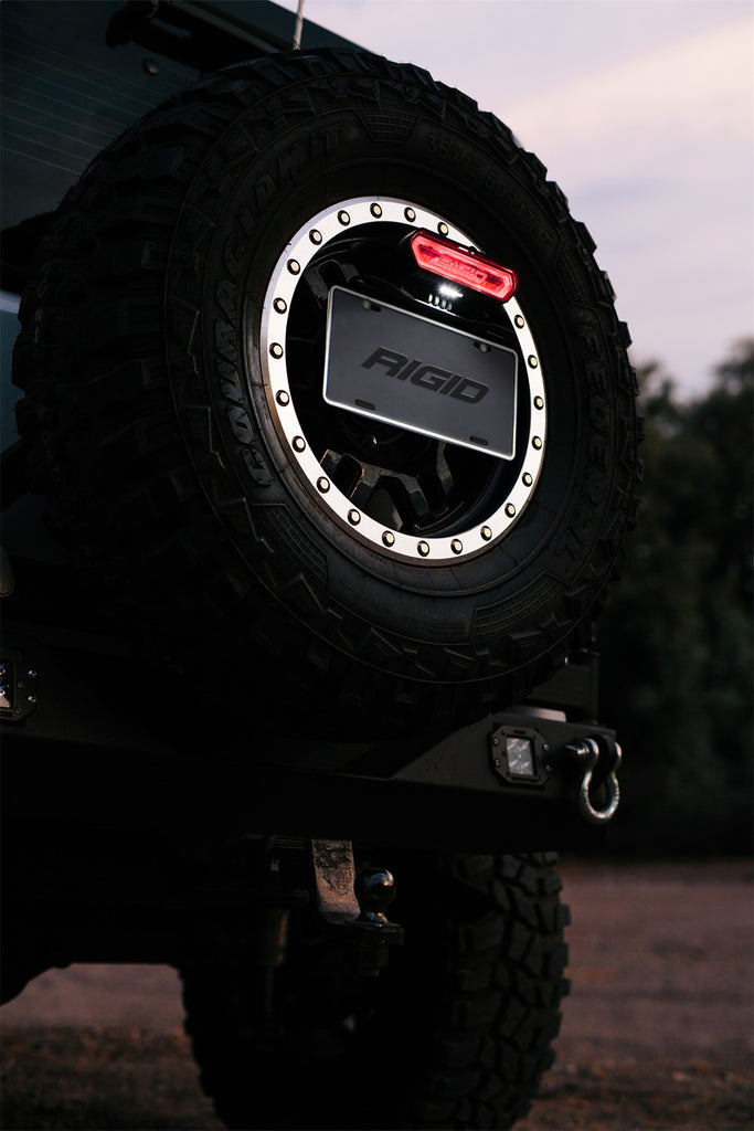 Rigid Industries 90133 RIGID Chase; Rear Facing 5 Mode LED Light; Red Halo; Black Housing