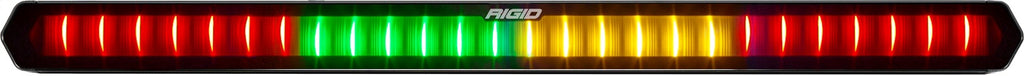 Rigid Industries 901802 RIGID Chase Rear Facing 27 Mode 5 Color LED Light Bar 28 Inch; Surface Mount