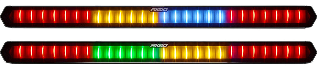 Rigid Industries 901801 RIGID Chase Rear Facing 27 Mode 5 Color LED Light Bar 28 Inch; Tube Mount