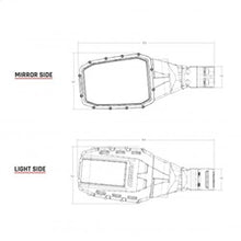 Load image into Gallery viewer, Rigid Industries 64011 RIGID Reflect Side Mirror With Integrated LED Light And Amber Side Light ; Pair