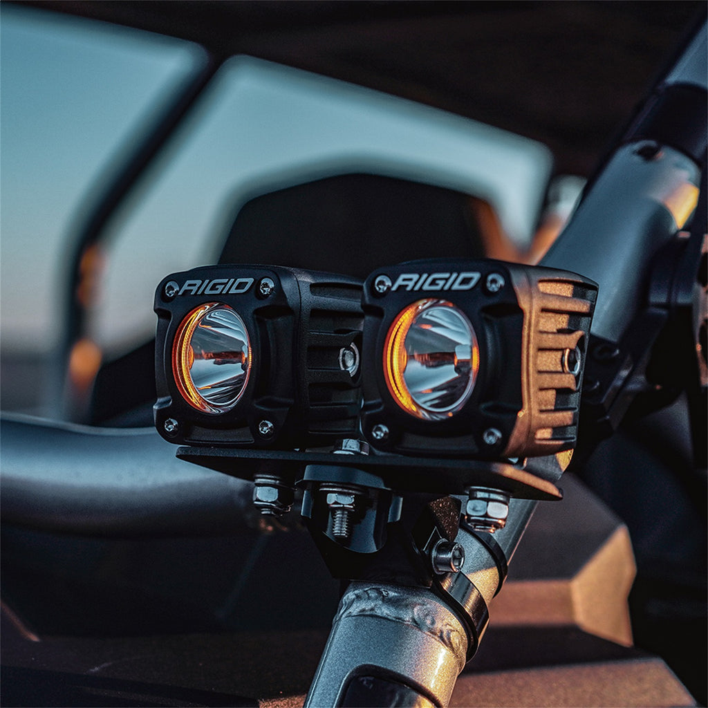 Rigid Industries 491613 Revolve Pod with Amber Backlight Pair