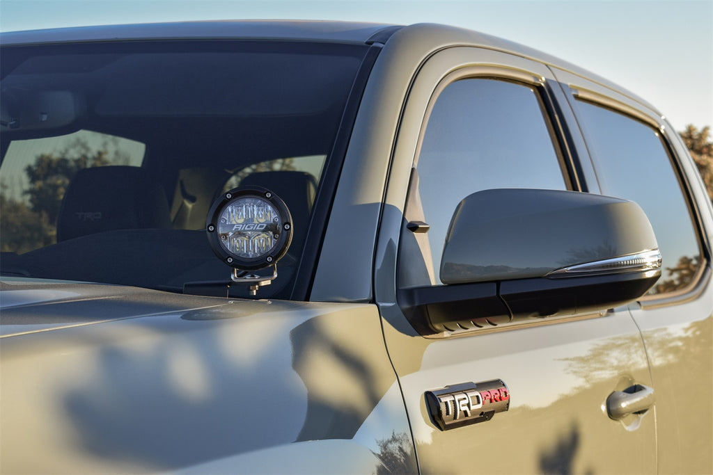 Rigid Industries 46702 RIGID 2016-2020 Toyota Tacoma A-Pillar Mount; Fits 360-Series; D-Series; D-SS for Select Toyota Tacoma