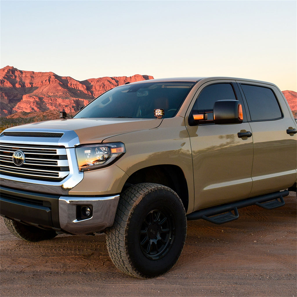 Rigid Industries 46705 RIGID 2014-2020 Toyota Tundra A-Pillar Light Kit; Includes D-SS Flood for Select Toyota Tundra
