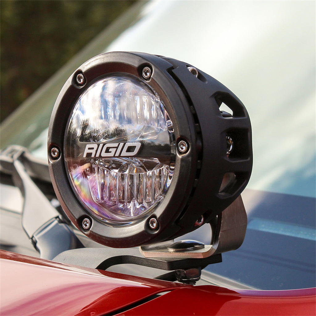 Rigid Industries 46704 RIGID 2010-2020 Toyota 4Runner A-Pillar Light Kit; Includes 4In 360-Series Drive for Select Toyota 4Runner