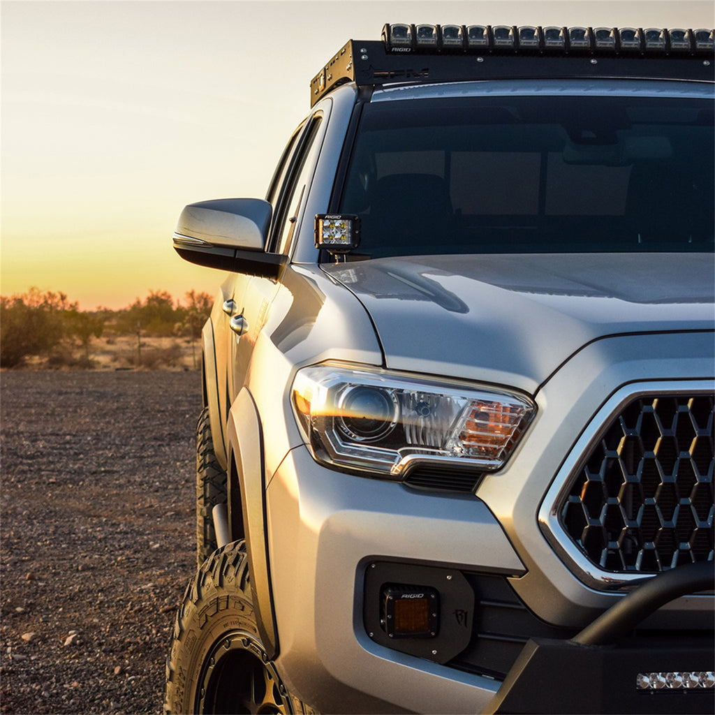 Rigid Industries 46702 RIGID 2016-2020 Toyota Tacoma A-Pillar Mount; Fits 360-Series; D-Series; D-SS for Select Toyota Tacoma