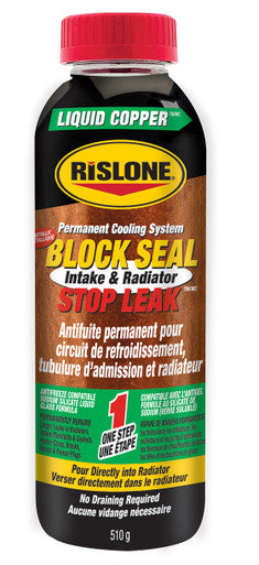 Rislone 31109 Block Seal Liquid Copper Intake & Radiator Stop Leak