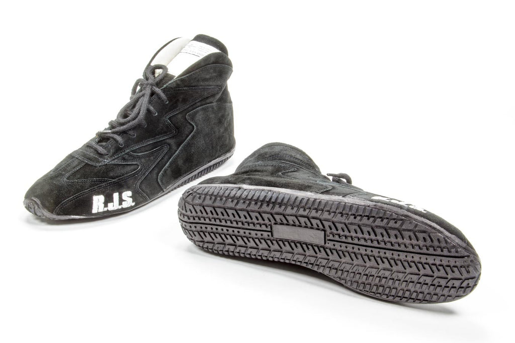 RJS SAFETY 500020162 Redline Shoe Mid-Top Black Size 16 SFI-5