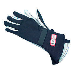 RJS SAFETY 600020106 Gloves Nomex S/L XL Black SFI-1