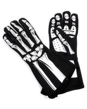 Load image into Gallery viewer, RJS SAFETY 600080137 Double Layer White Skeleton Gloves Medium