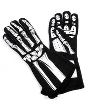 Load image into Gallery viewer, RJS SAFETY 600090166 Single Layer White Skeleton Gloves Small