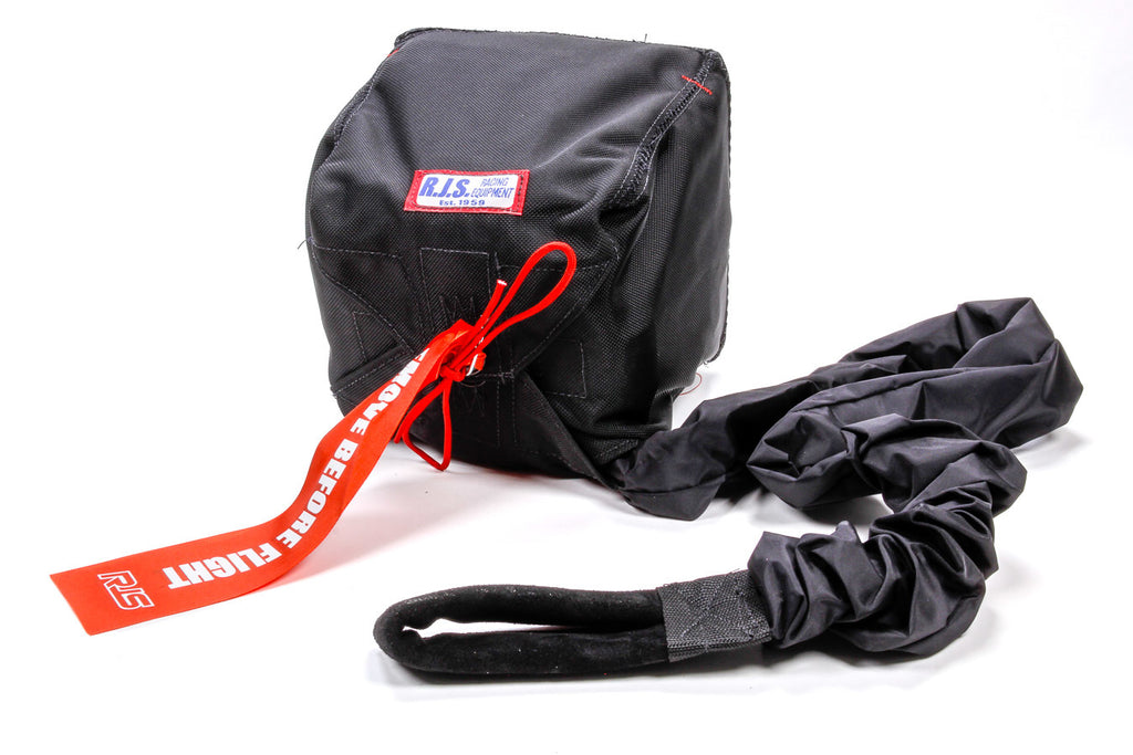 RJS SAFETY 7000301 Champion Chute W/ Nylon Bag and Pilot Black