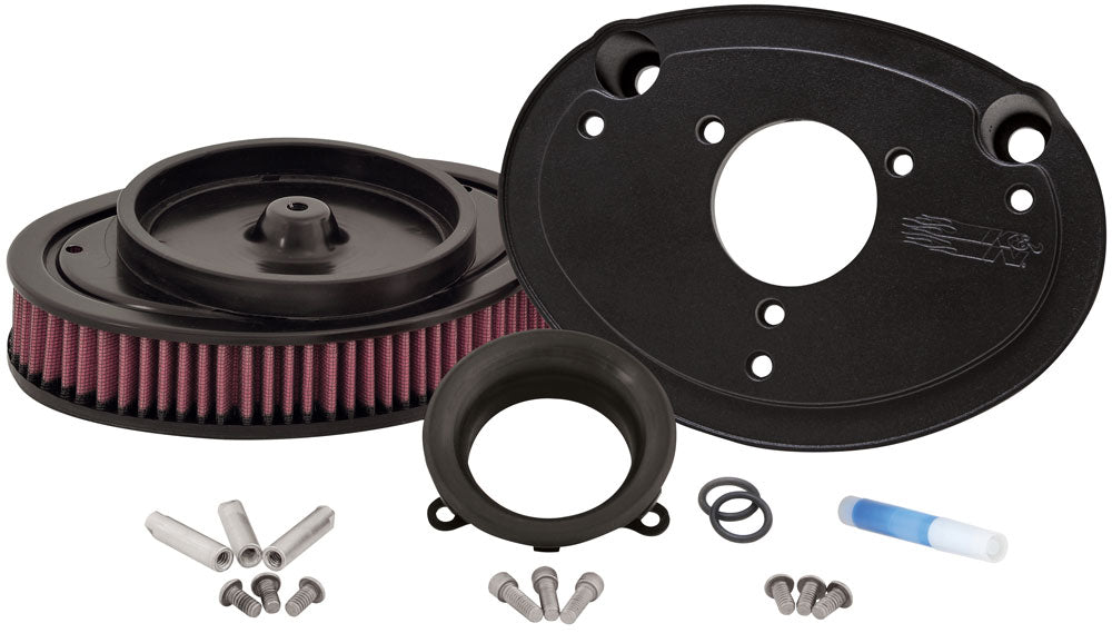 K&N RK-3930 Intake System-Harley Davidson for Select Harley-Davidson FLHR Road King, Harley-Davidson FLHRC Road King Classic, Harley-Davidson FLHRSE4 Screamin Eagle Road King, Harley-Davidson FLHT Electra Glide Standard, Harley-Davidson FLHTC Electra