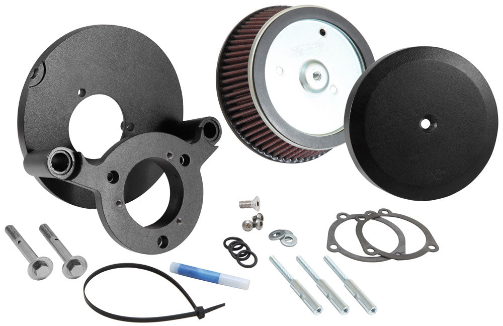 K&N RK-3933B Intake System-Harley Davidson for Select Harley-Davidson FLD Switchback, Harley-Davidson FLHR Road King, Harley-Davidson FLHRC Road King Classic, Harley-Davidson FLHRCI Road King Classic, Harley-Davidson FLHRI Road King, Harley-Davidson
