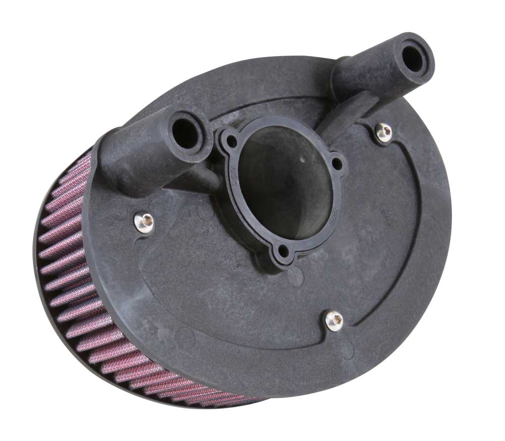 K&N RK-3942 Intake System-Harley Davidson for Select Harley-Davidson FLSTC Heritage Softail Classic, Harley-Davidson FLSTF Fat Boy, Harley-Davidson FLSTFB Fat Boy Lo, Harley-Davidson FLSTN Softail Deluxe, Harley-Davidson FXSB Breakout, Harley-Davidson