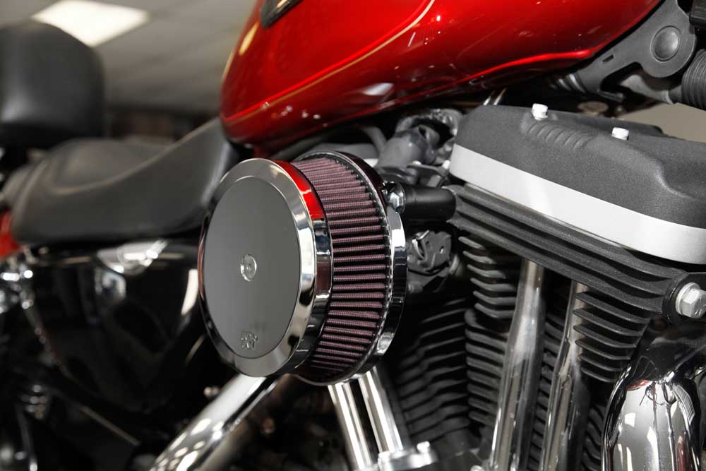 K&N RK-3945 Intake System-Harley Davidson for Select Harley-Davidson XL1200C Sportster Custom, Harley-Davidson XL1200CX Roadster, Harley-Davidson XL1200NS Iron 1200, Harley-Davidson XL1200T SuperLow 1200T, Harley-Davidson XL1200V Seventy-Two,