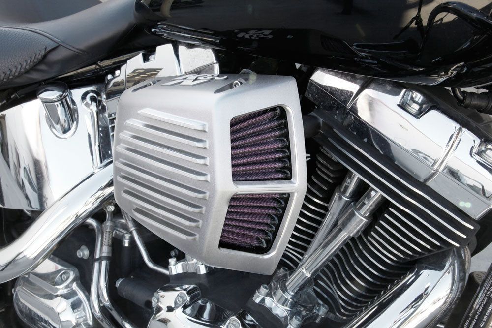 K&N RK-3950S Intake System-Harley Davidson for Select Harley-Davidson FLD Switchback, Harley-Davidson FLHR Road King, Harley-Davidson FLHRC Road King Classic, Harley-Davidson FLHRCI Road King Classic, Harley-Davidson FLHRI Road King, Harley-Davidson