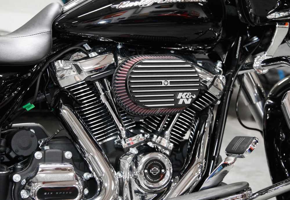 K&N RK-3953 Intake System-Harley Davidson for Select Harley-Davidson FLD Switchback, Harley-Davidson FLHR Road King, Harley-Davidson FLHRC Road King Classic, Harley-Davidson FLHRCI Road King Classic, Harley-Davidson FLHRI Road King, Harley-Davidson FLHRS