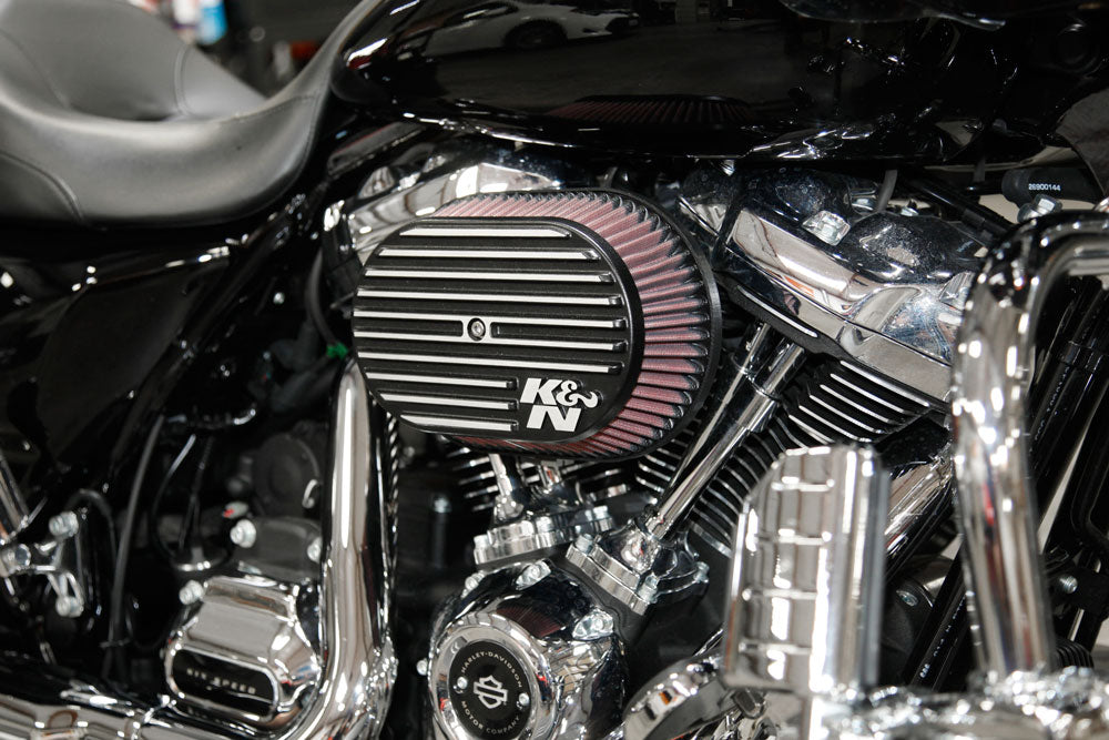 K&N RK-3953 Intake System-Harley Davidson for Select Harley-Davidson FLD Switchback, Harley-Davidson FLHR Road King, Harley-Davidson FLHRC Road King Classic, Harley-Davidson FLHRCI Road King Classic, Harley-Davidson FLHRI Road King, Harley-Davidson FLHRS